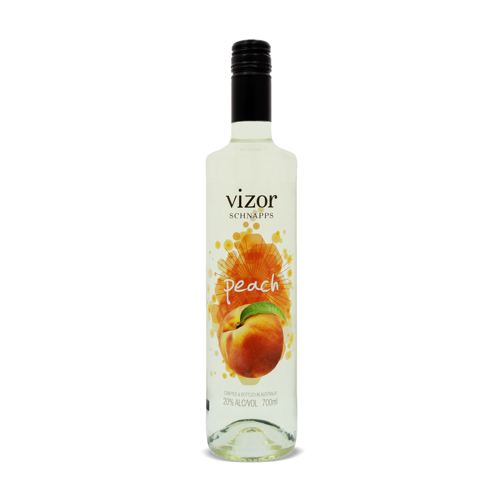Vizor Peach Schnapps 700ml. Swifty’s Beverages